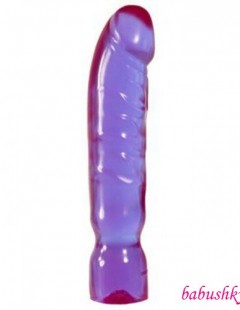 Гигантский интимный фаллоимитатор Big Boy Dong Crystal Purple Jellie