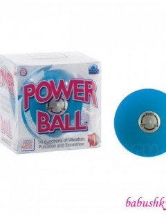 Вибрирующий Шарик Vibrating Power Ball Blue (Голубой) для вагинального отверстия