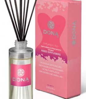 Приятный ароматизатор воздуха DONA Reed Diffusers Flirty Aroma: Blushing Berry 60 мл