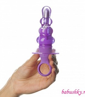 Анальный Стимулятор My Bum Lollipop Vibro Butt Plug Purple в виде ёлочки
